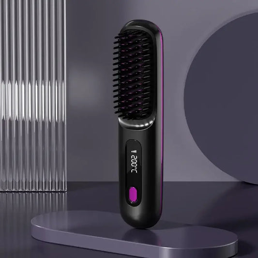 Rechargeable Straightening Brush